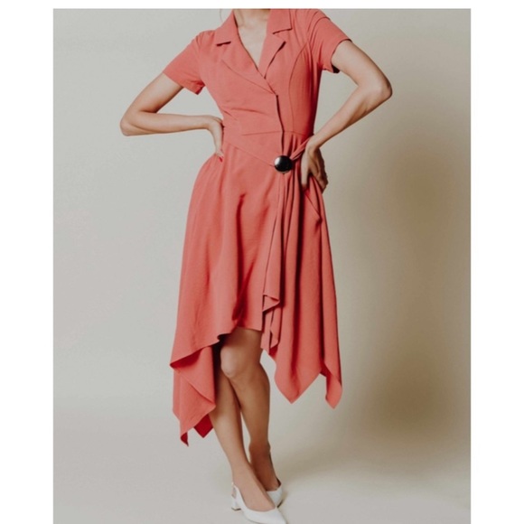 CHRISELLE X J.O.A. Dresses & Skirts - CHRISELLE X J.O.A Asymmetrical Dress